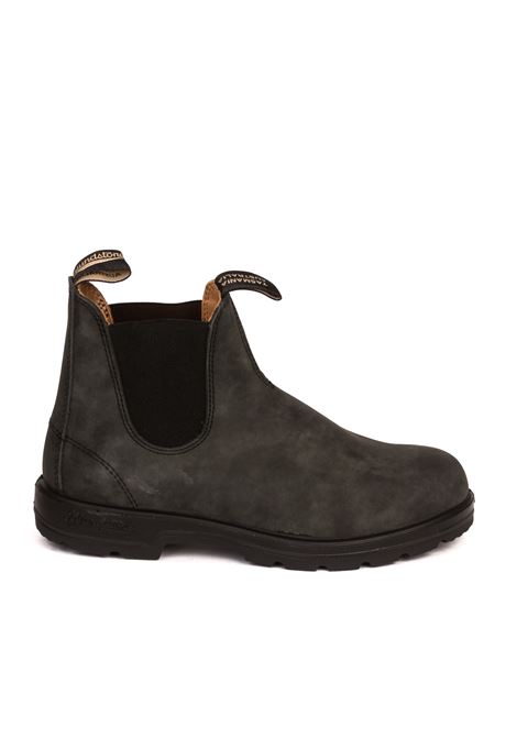 Black rustic 587 chelsea boot BLUNDSTONE FOOTWEAR | 587LEATHER-BLACK